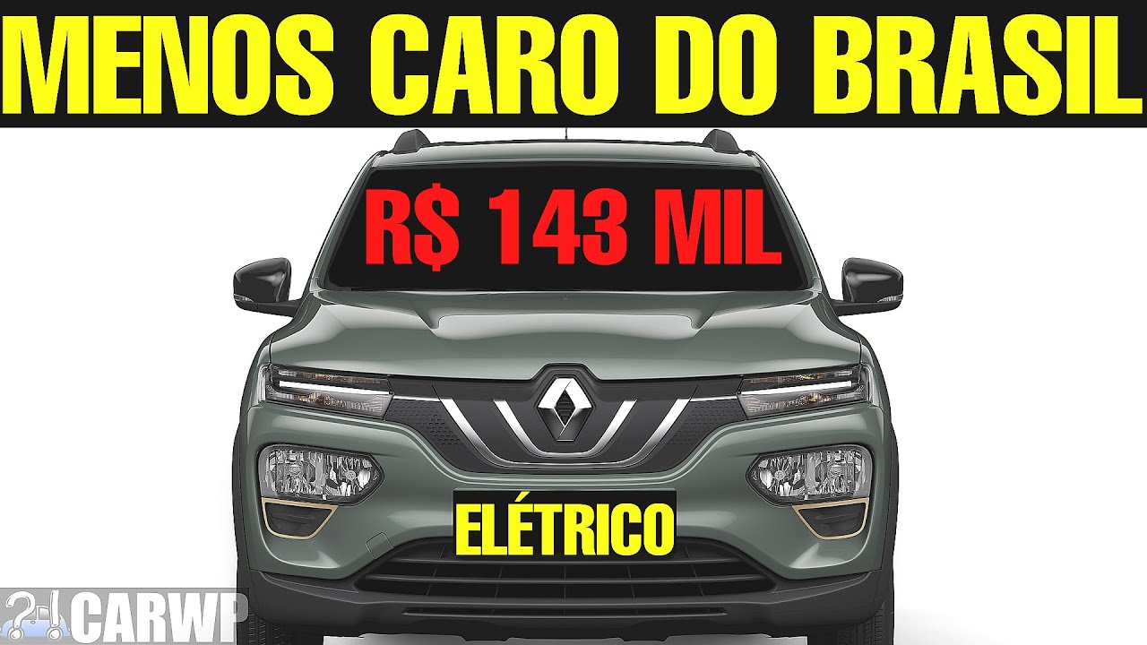 RENAULT KWID E-TECH: EL&Eacute;TRICO MAIS BARATO DO BRASIL CHEGA POR R$ 142.990!
