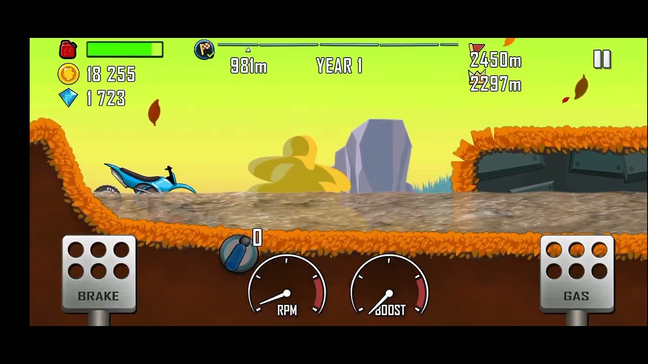Hill climb Racing new record new zone👑😱
