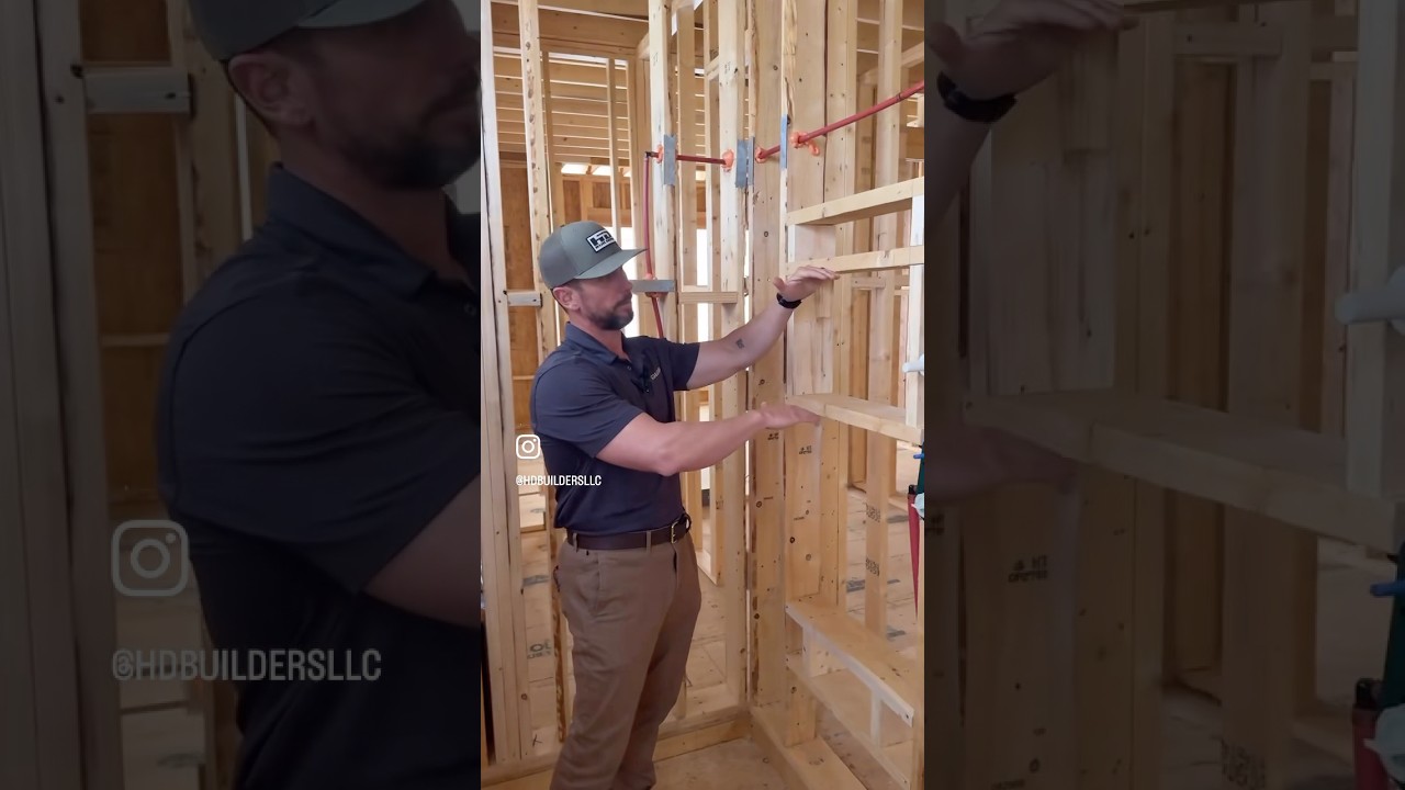 Zero-Entry Shower Framing | Custom Built for Your Home