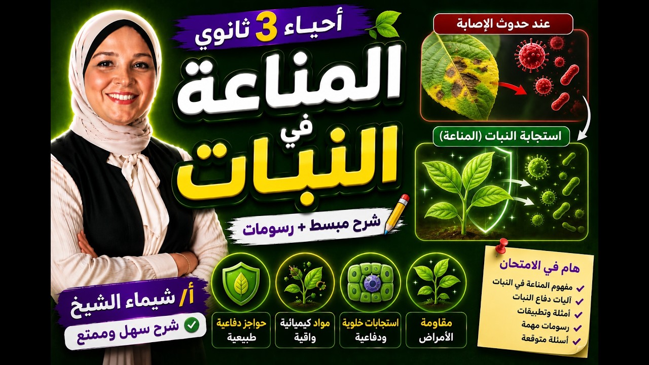 المناعه فى النبات