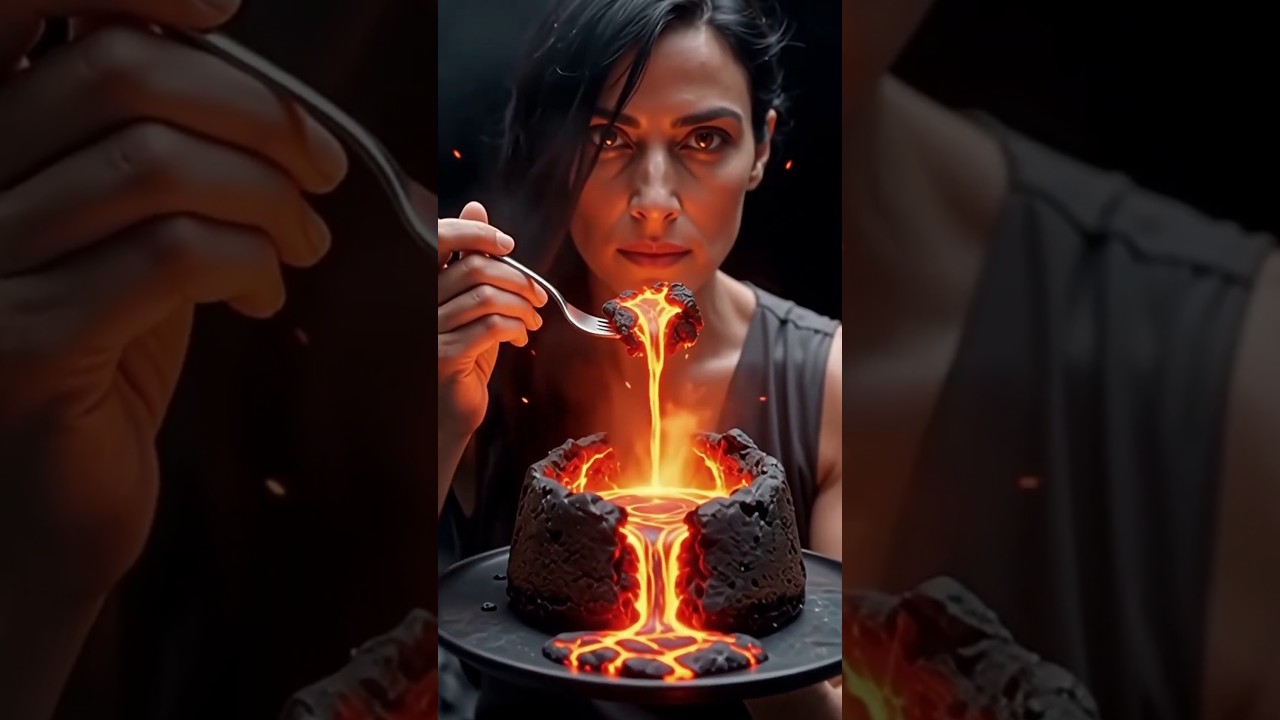 Molten Lava Cake Pull 🔥🍫 (Watch the Flow) 