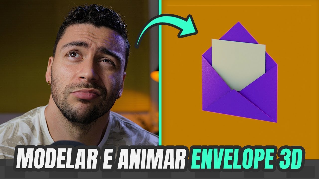 Como FAZER e ANIMAR um ENVELOPE no Cinema 4D