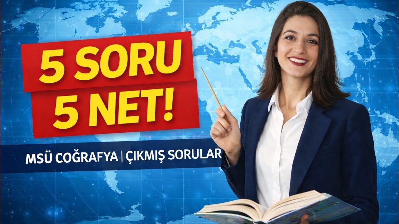 MSÜ 5 SORU 5 NET! Çıkmış Sorular (Doğal Afetler)