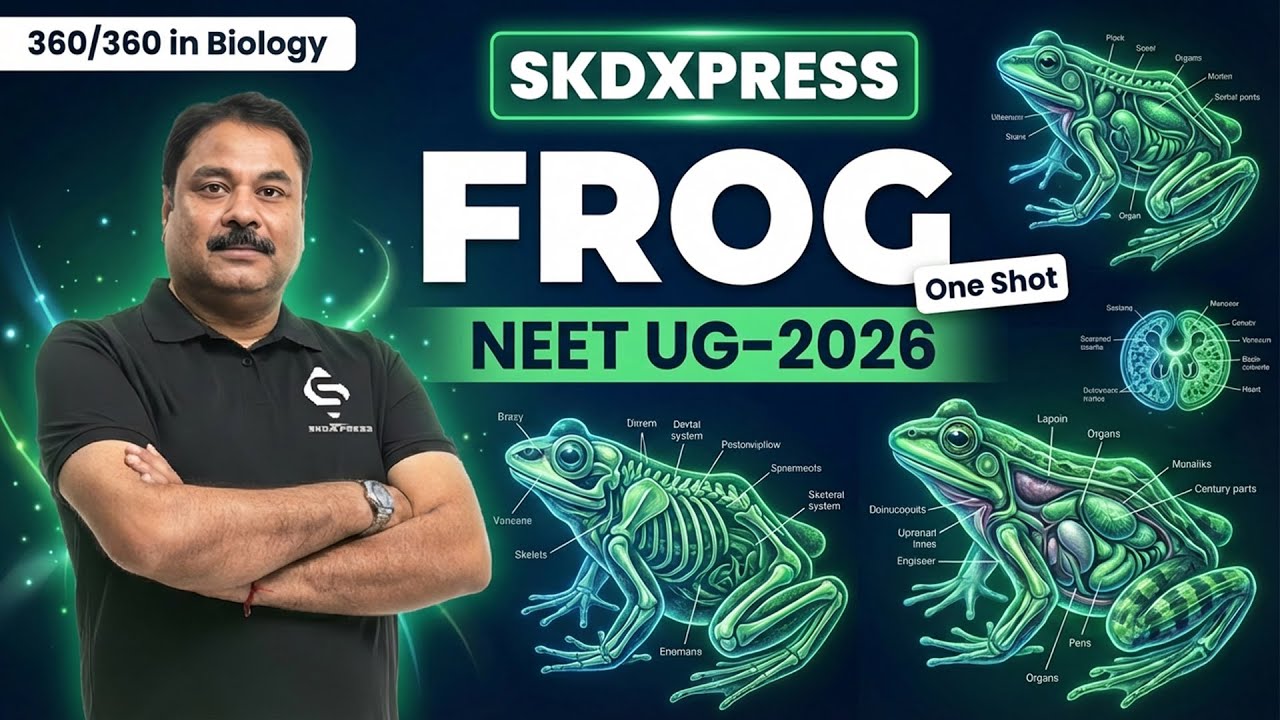 🔴 One Shot Revision | Zoology &ndash; Frog | NEET UG 2026