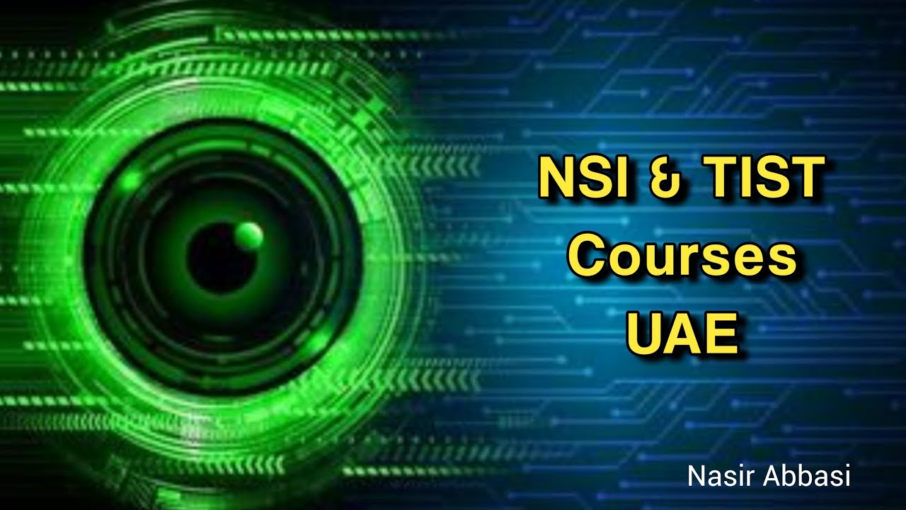 NSI National Security Institute UAE | TSTI | UAE Security | ASSD