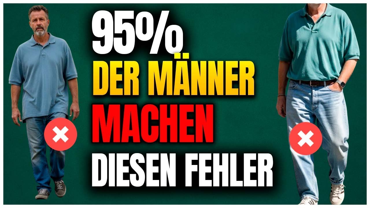 JEANS, die JEDER Mann 40+ FALSCH trägt (und wie man das perfekte Modell auswählt!)