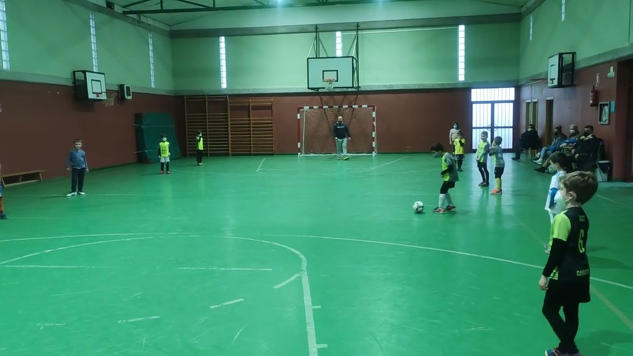 Entrenamiento Prebenjamin Futbol Sala (ni&ntilde;os 6-7 a&ntilde;os)