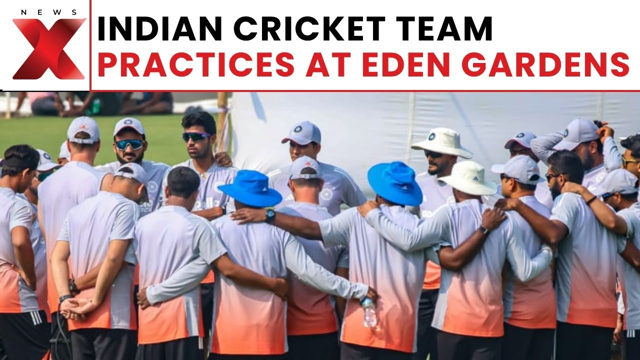 Indian Cricket Team Practices at Eden Gardens Ahead of India-South Africa Test | NewsX