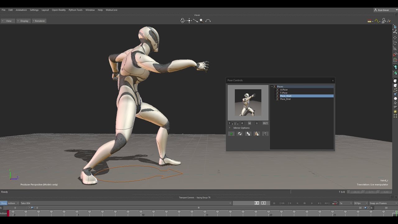 Motionbuilder Tutorial - 23: Fix the broken Poses