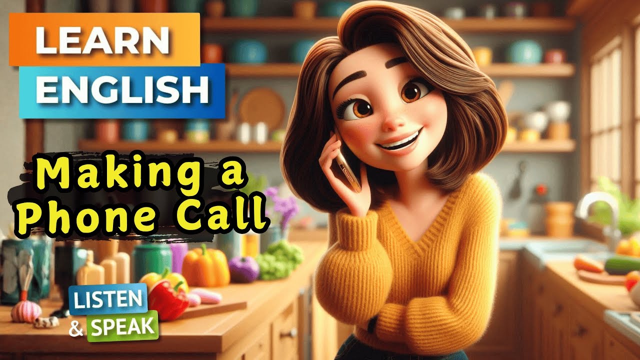 Everyday English 3 Easy Phone Conversations for Beginners (A1-A2) Listening Skills - Speaking Skills