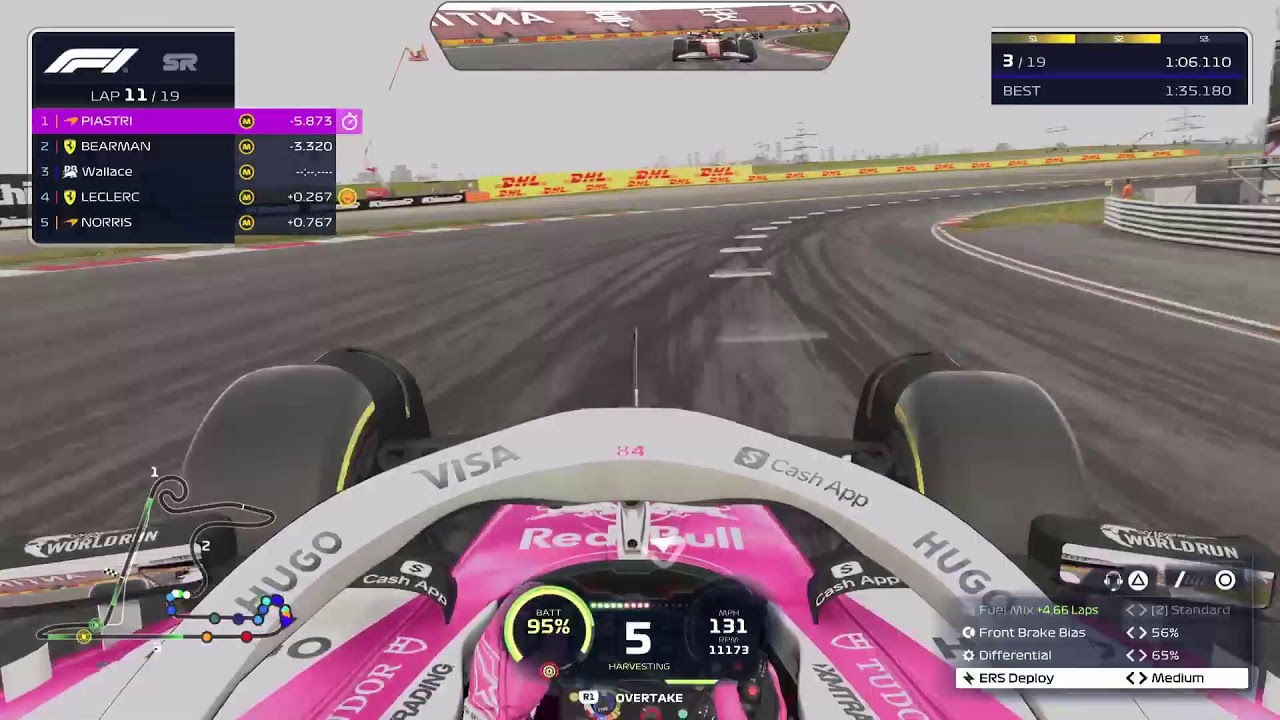 F1 25 my driver career mode season 7/10 round 2/24 racing with a controller (LET ME COOK)