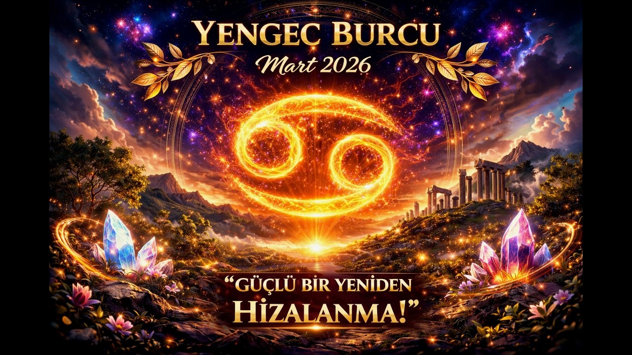 🔮 YENGEÇ BURCU ♋ Mart 2026 “GÜÇLÜ BİR YENİDEN HİZALANMA!”💫
