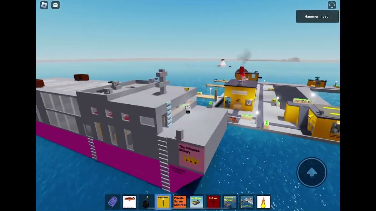 The sinking of the boats