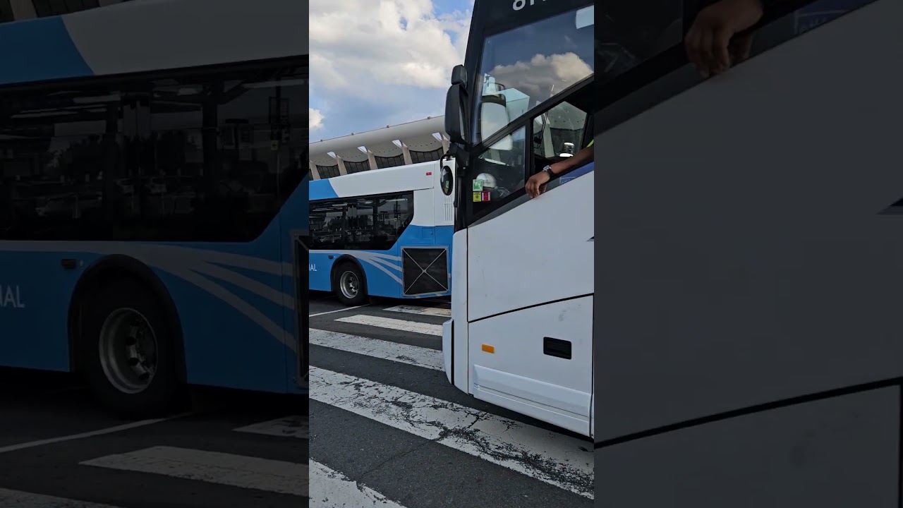 AIRPORT BUS at Dulles IAD #shorts #trending