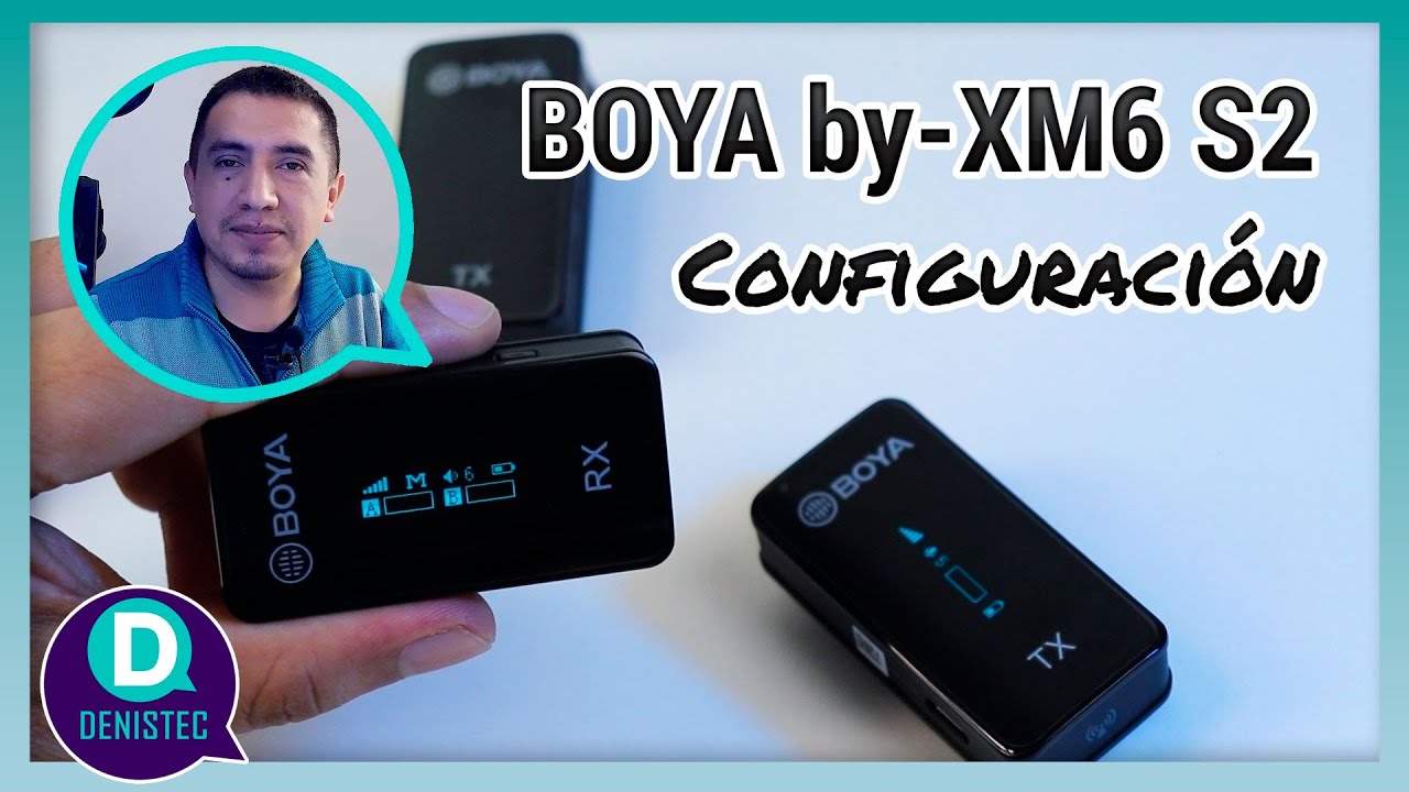 Micrófono Inalámbrico BOYA BY XM6 S2 |  UNBOXING Y CONFIGURACIÓN