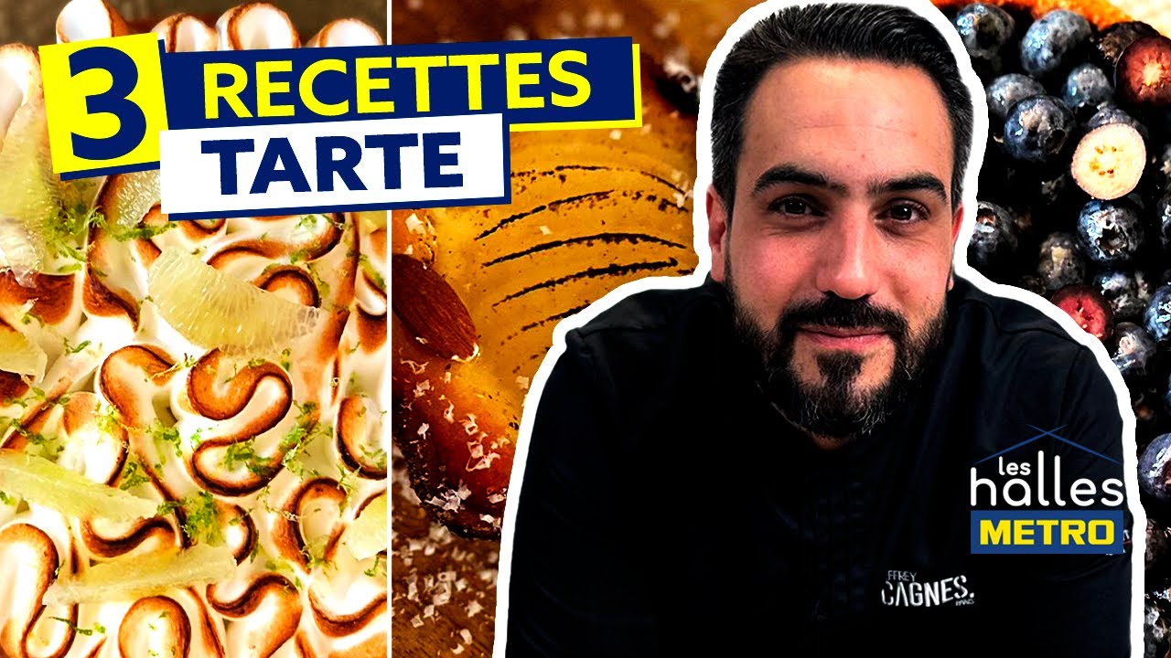 La tarte : les 3 recettes de Jeffrey Cagnes ! | METRO