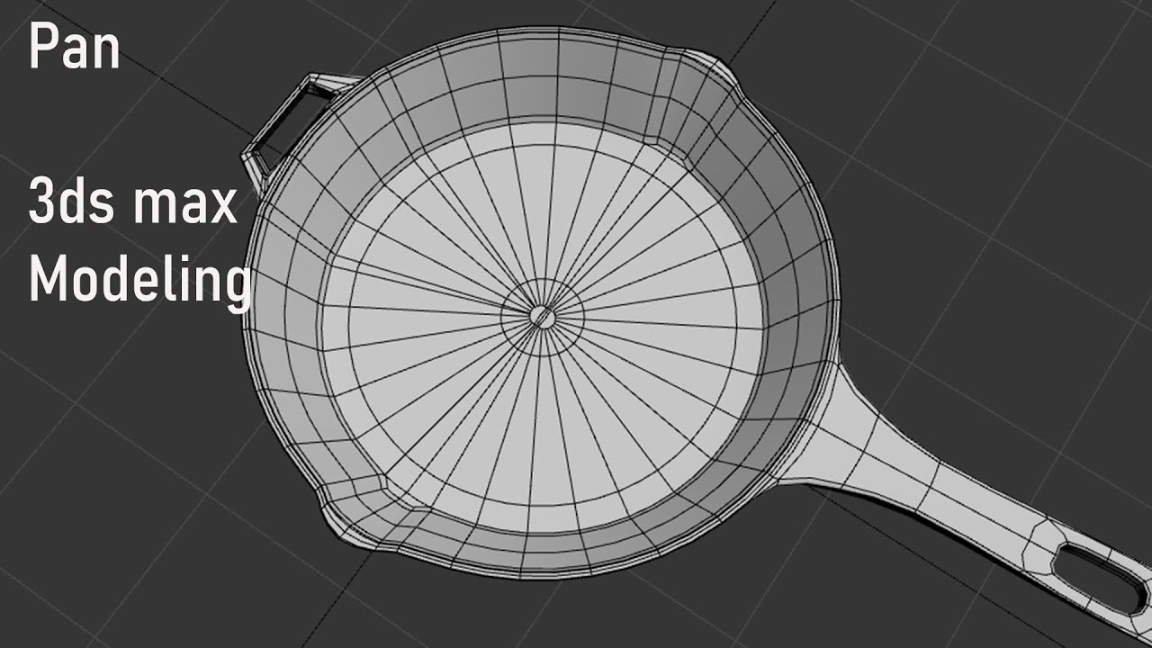 Modeling Pan - 3ds max tutorial