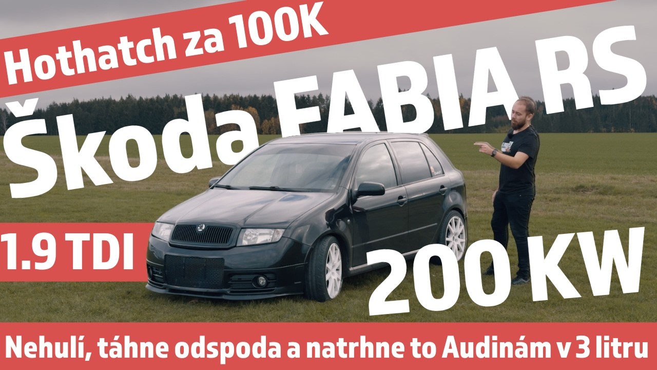 Škoda Fabia RS v 1.9 TDI s 200 Kw - Recenze / Test - Nehulí, táhne a hrabe do trojky