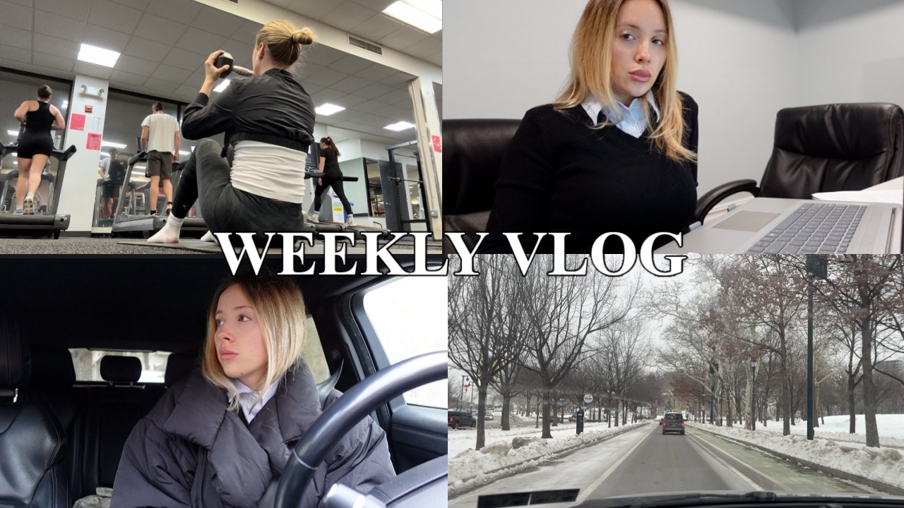 WEEKLY VLOG: Morning Workouts, What's in my work bag, trying to stay disciplined in this cold.