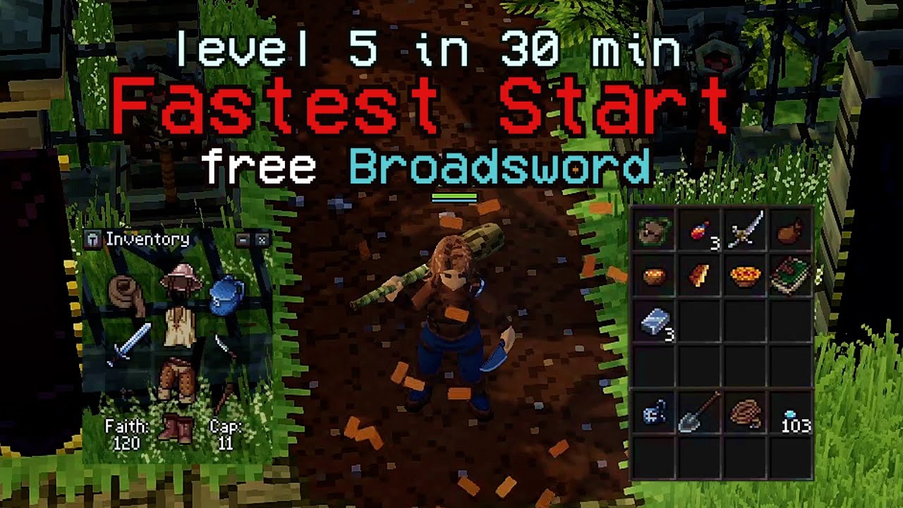 Apogea - Free Broadsword Starter Route (Level 5 in 30 Minutes)