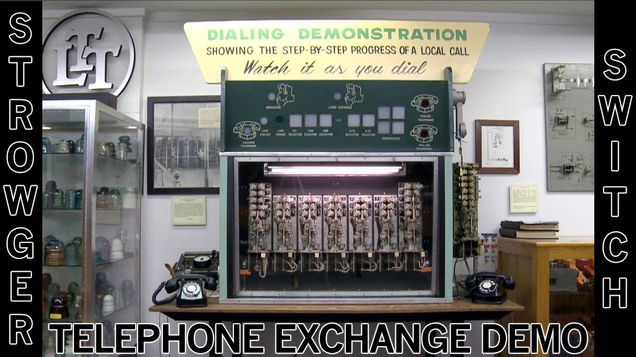 Strowger Switch Demonstration - Frank H. Woods Telephone Pioneer Museum, Lincoln, NE . 7.12.18
