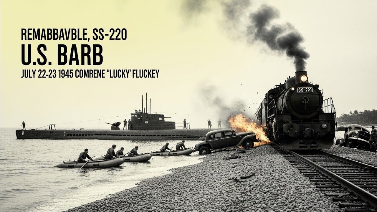 When This Submarine Destroyed a Japanese Train — The Only US Ground Attack on Japanese Soil