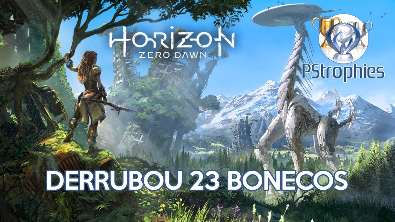Horizon Zero Dawn - Derrubou 23 bonecos de Cortador - Guia de Troféu 🏆
