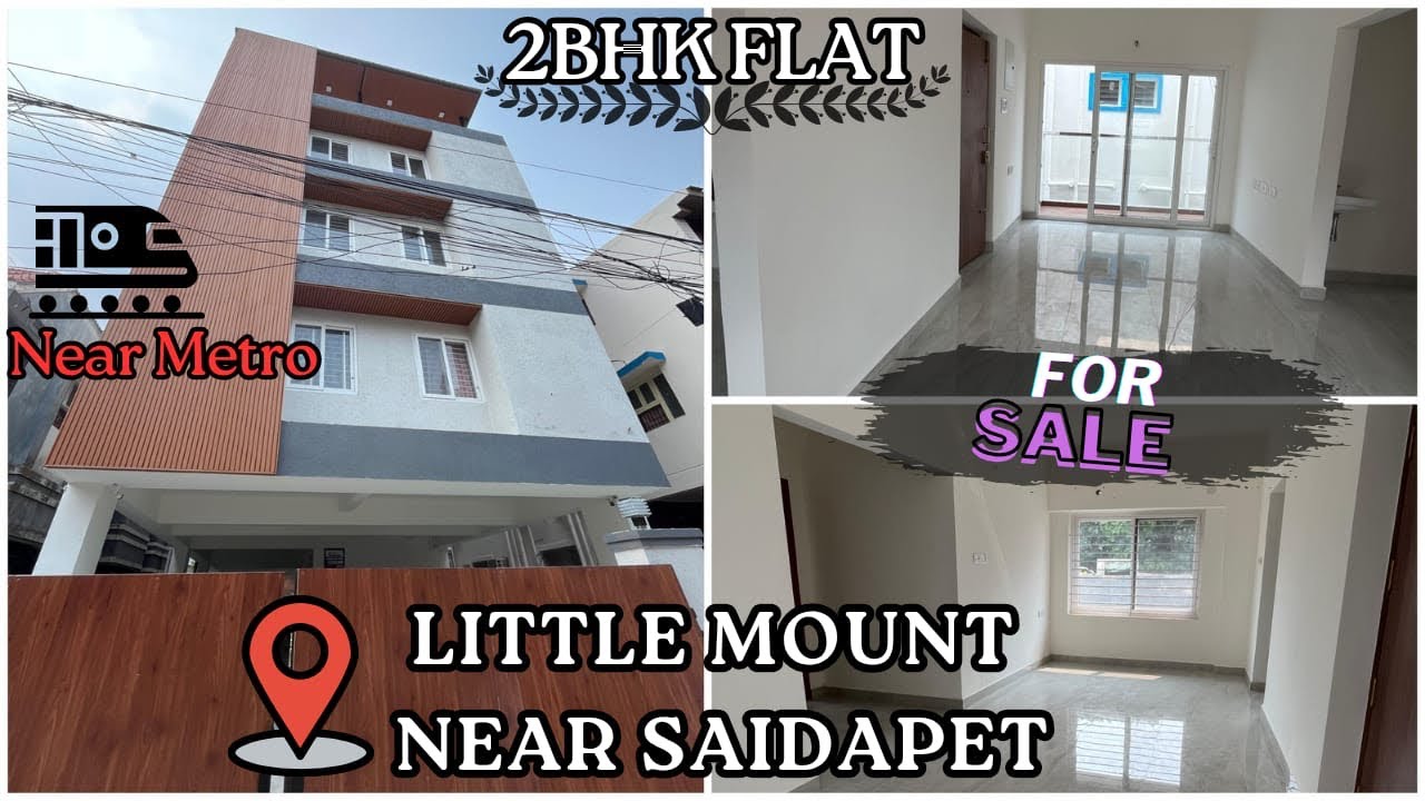 🎉2BHK Flat for Sale in Little Mount | Heart of Chennai City👑