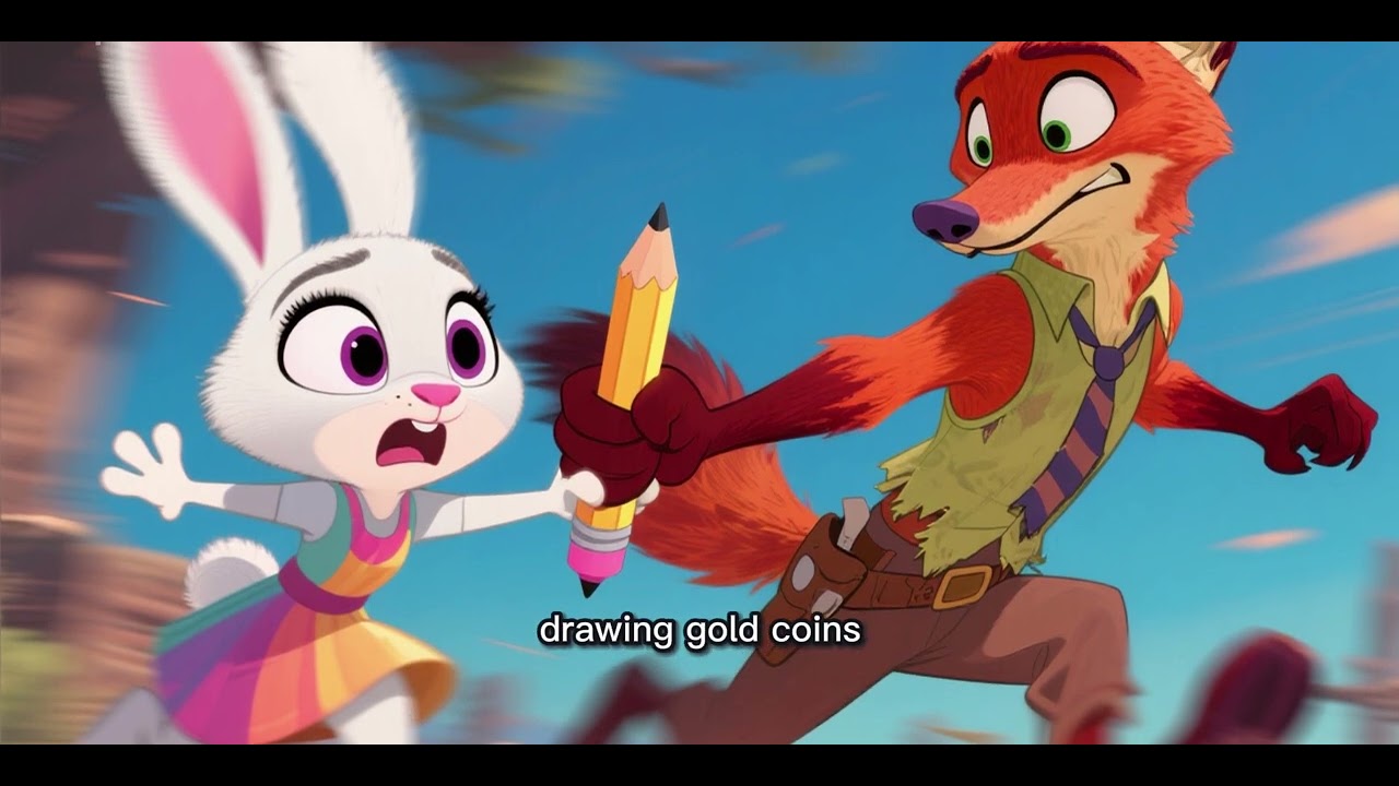 Luna and the Magic Pencil. Moral:True magic is a kind heart.#disney #theothersideo #cartoon #viral 