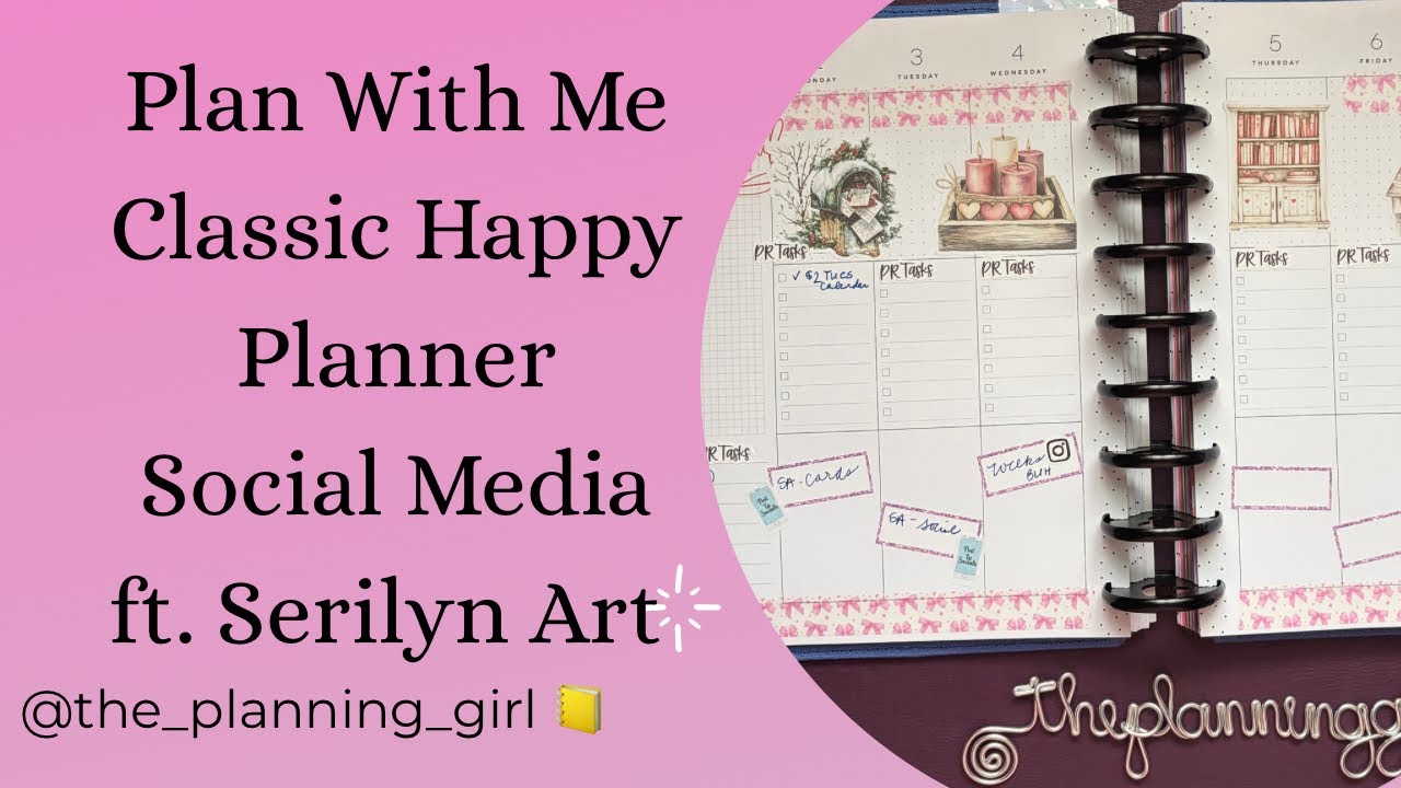 Планируйте вместе со мной | Классический ежедневник Happy Planner для социальных сетей | с участи...