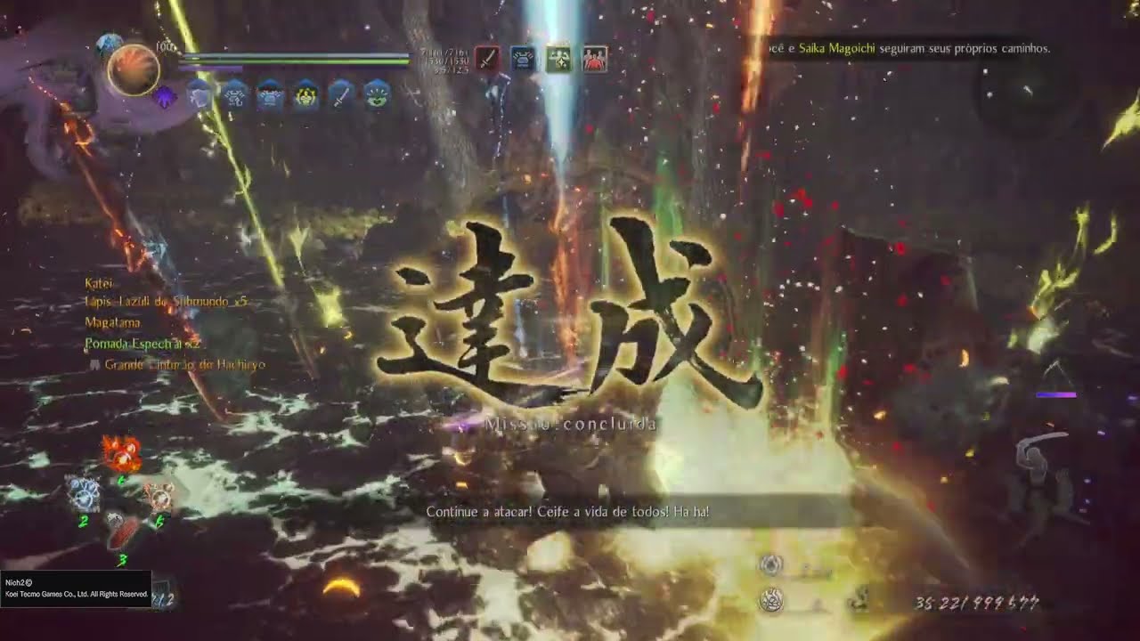Nioh 2 Remastered - Supreme Mage Build vs Tokichiro - 26 floor Deep Underworld