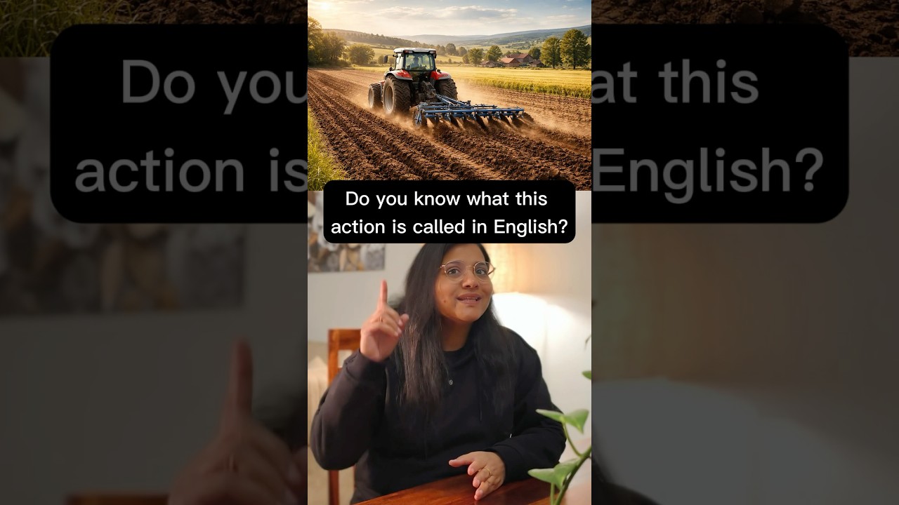 Farming Actions Vocabulary in English 🌾 #english #educational #vocabulary #viral #trendingreels