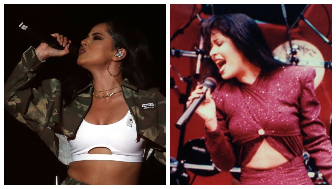 WATCH: Latina singer Becky G pays tribute to Tejano Queen Selena at rodeo, 25 years after her la...