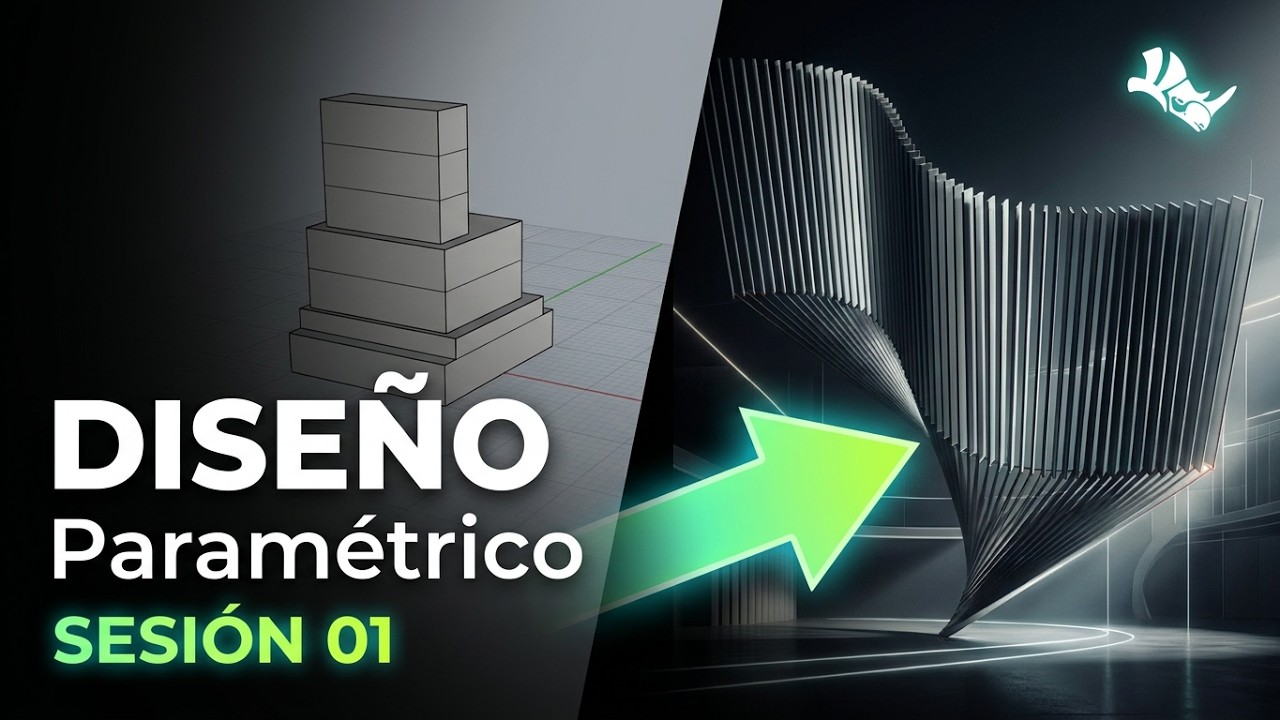 Grasshopper - Louvers Paramétricos / #grasshopper3d #grasshopper #rhinoceros3d #parametricform #math