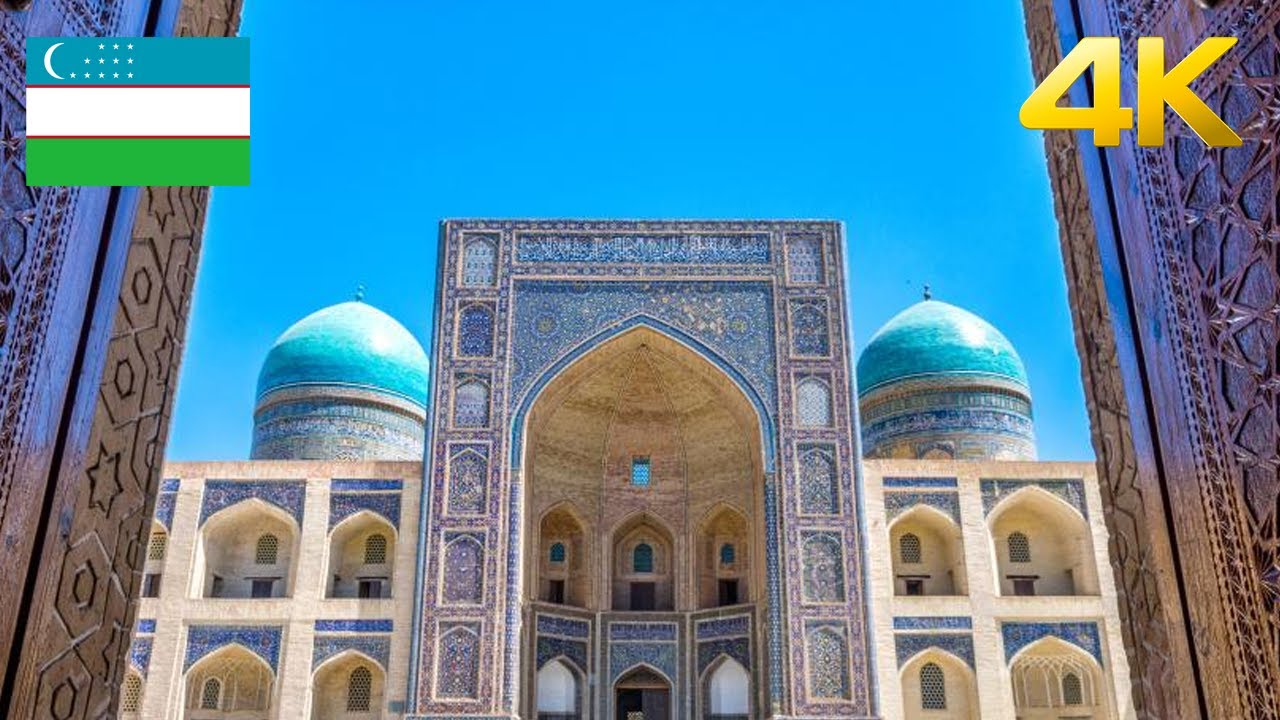 Uzbekistan - Bukhara - Silk Road - Walking Tour 4k
