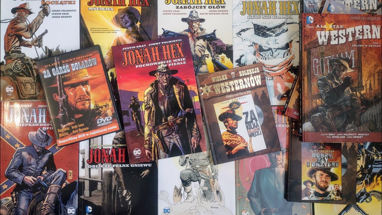 Unboxing wgląd w serie Jonah Hex Komiksy DC Western Palmiotti Grey Eduardo Risso Clint Eastwood
