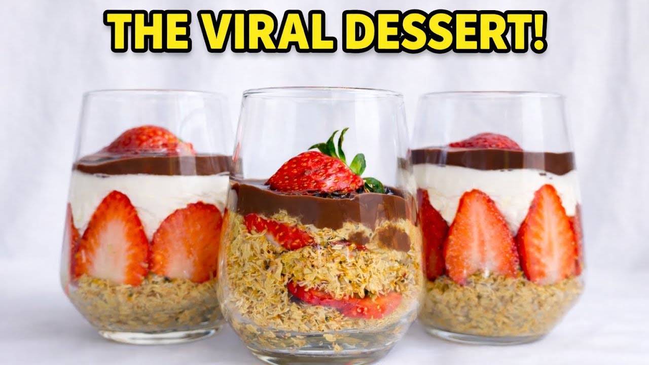 🌸𝐃𝐮𝐛𝐚𝐢 𝐂𝐡𝐨𝐜𝐨𝐥𝐚𝐭𝐞 𝐒𝐭𝐫𝐚𝐰𝐛𝐞𝐫𝐫𝐲 𝐂𝐮𝐩𝐬🍫🍓 #viral #asmr #chocolate #dessert #دسر 
