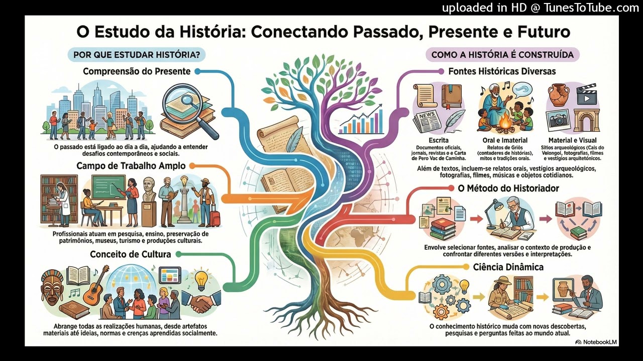 Aula 1 - 1º Ano  - Bim. 1 -  Podcast - Como o presente reescreve o passado.