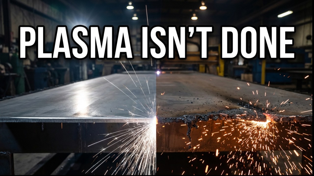 Laser Finishes Jobs. Plasma Creates More Work