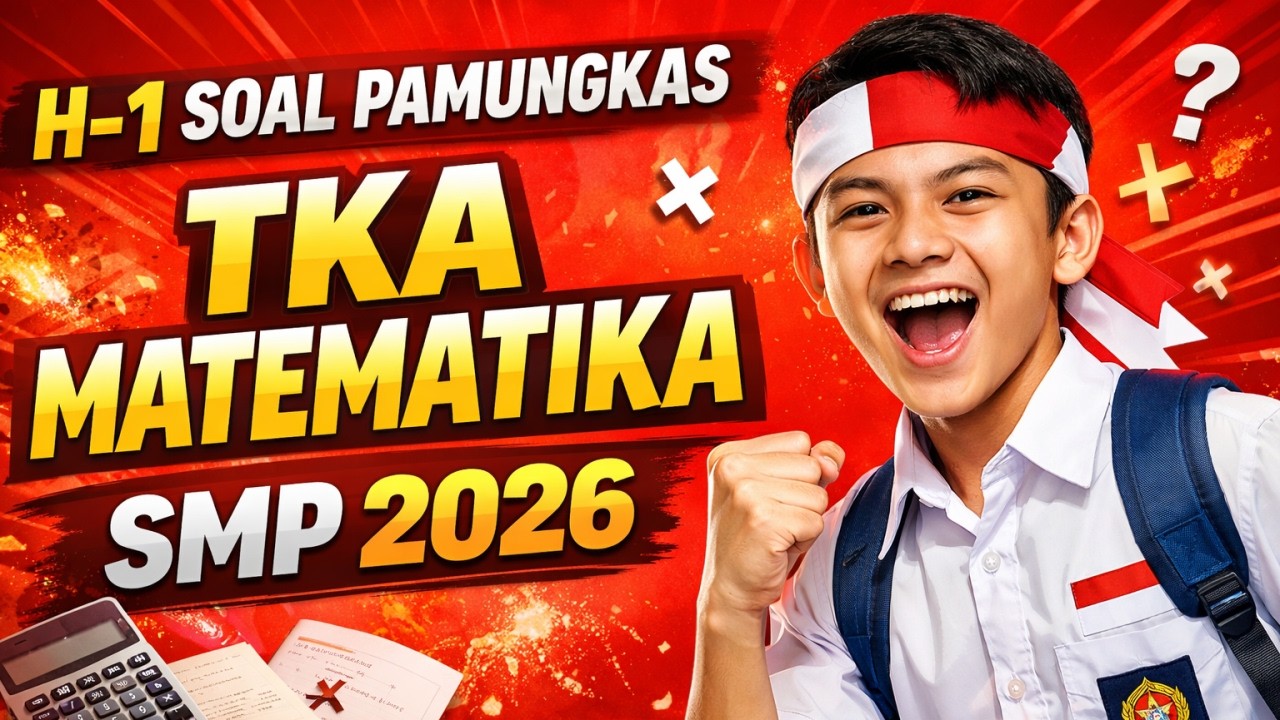 H-1 || SOAL PAMUNGKAS TKA MATEMATIKA SMP 2026