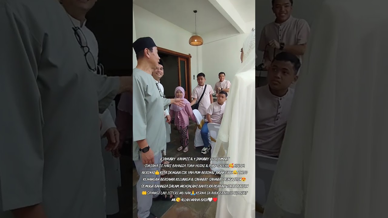 SUASANA & PHOTO MAJLIS TUAN HUZAI & PUAN SALEHAH😘😍🥰