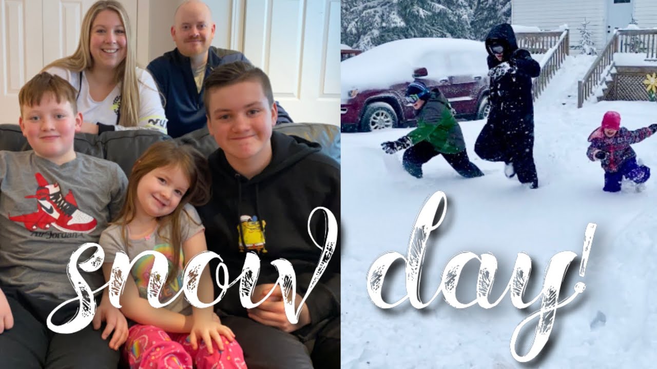 TikTok Family Challenge! Snow Day! Lots Of Laughs!