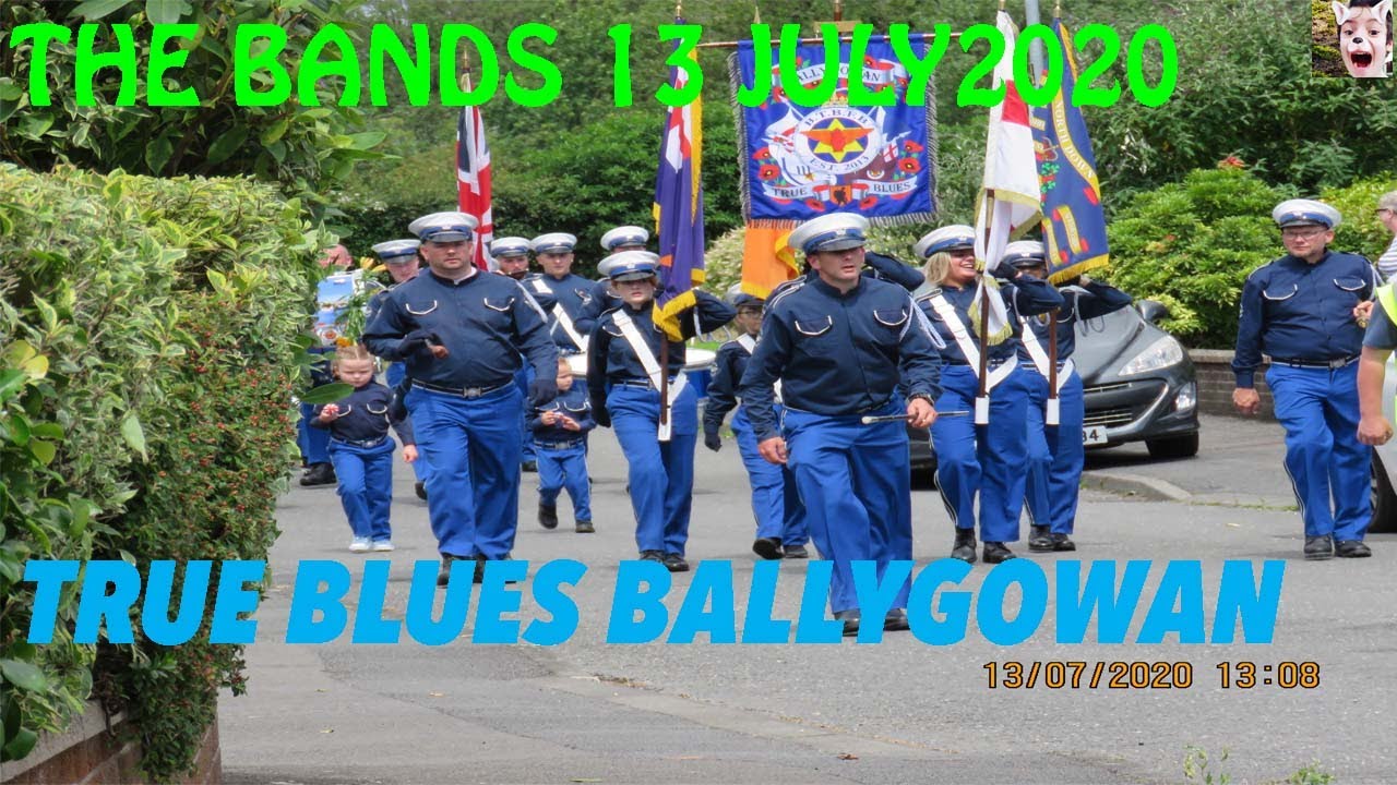 THE BANDS IN BALLYGOWAN 2020 JULY 13TH  TRUE BLUES