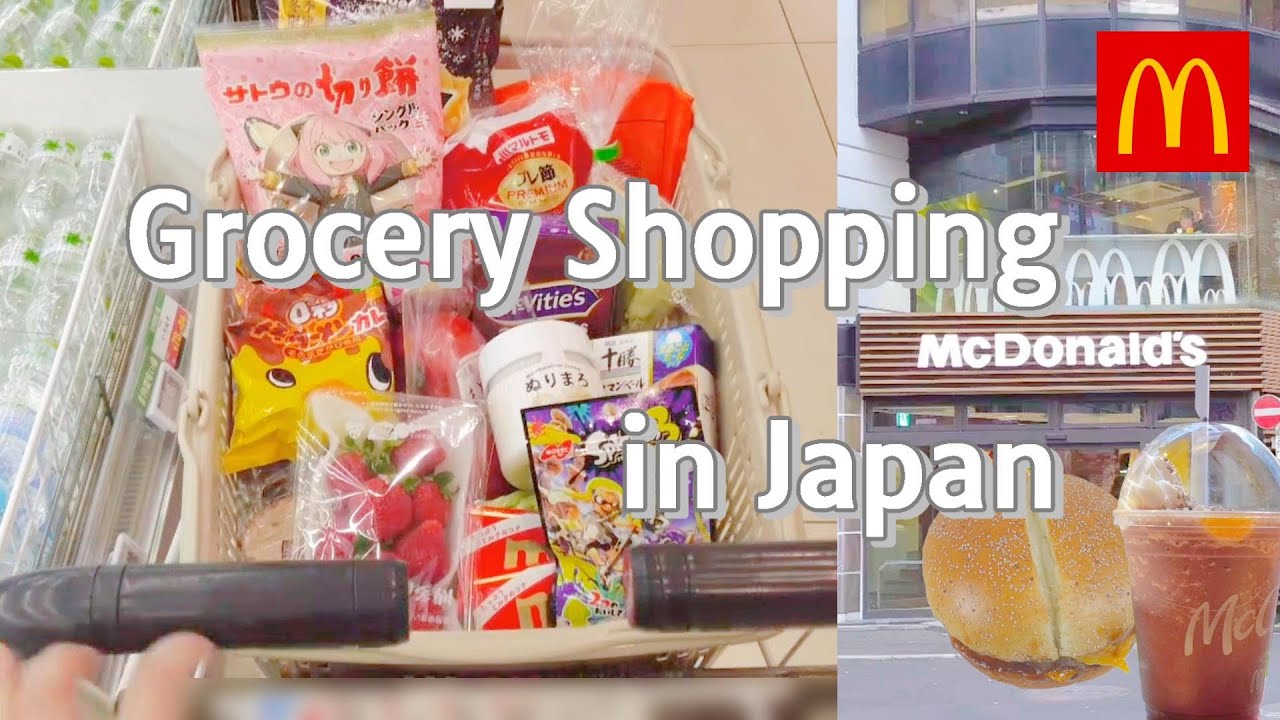 Покупки продуктов в Японии 🛒 Дегустация Макдоналдса в Шибуе 🍔 Супермаркет 🍓 с ценами 💱