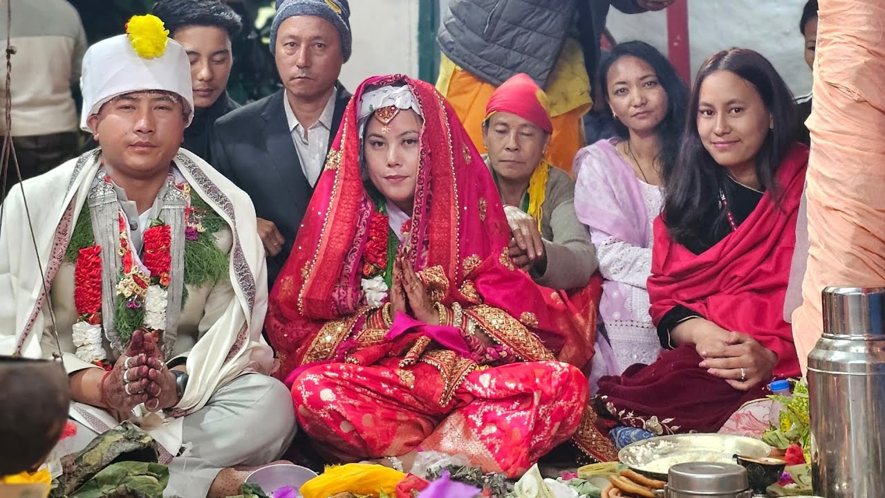 Ghalley Wedding in Bhutan as per Hindu Tradition.