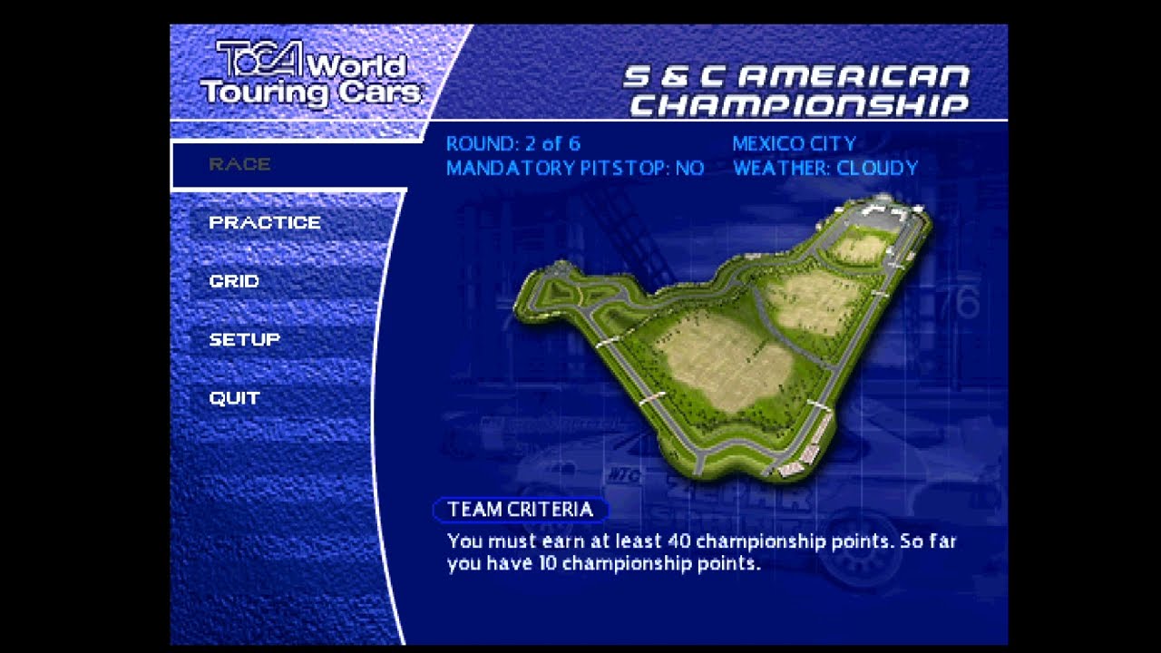 TOCA World Touring Cars S2 Round 2 Mexico City and Round 3 Buenos Aires