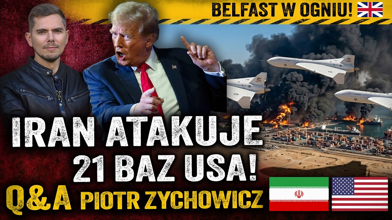 Wojna wznowiona! Iran uderza w hangary F-35. Kolosalne zamieszki w Irlandii &mdash; Piotr Zychowicz LIVE