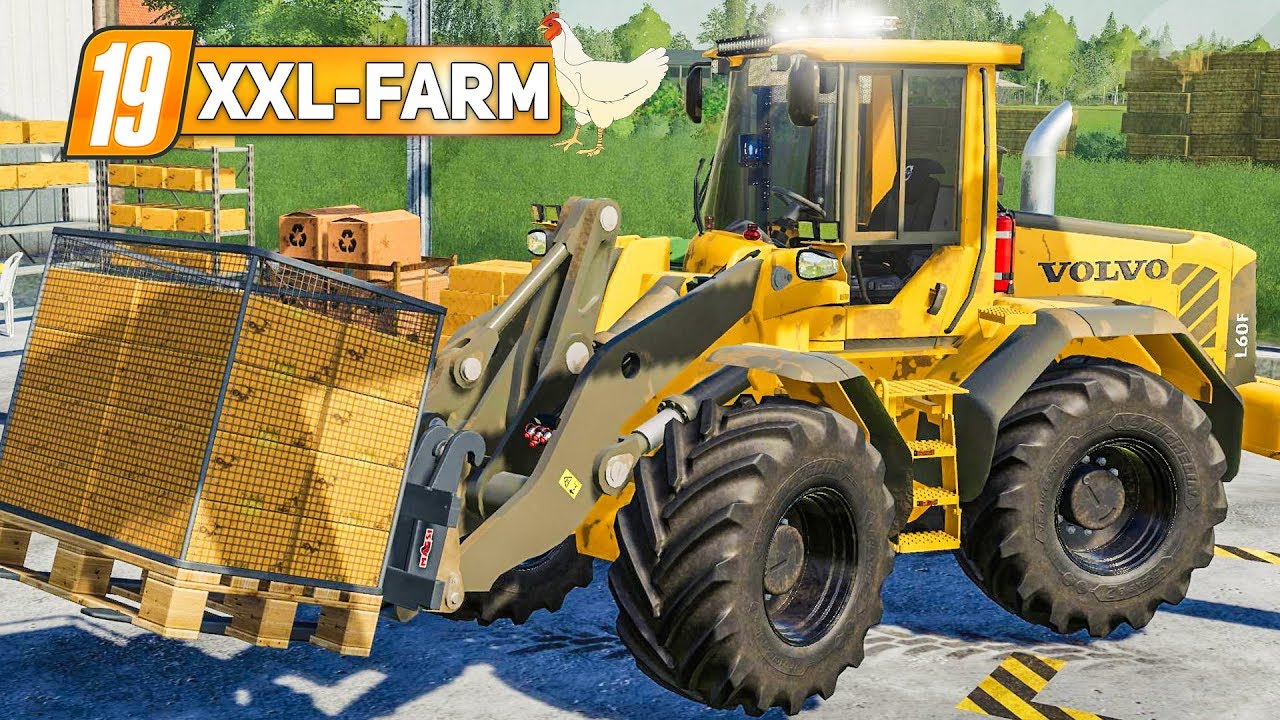 LS19 XXL Farm #52: Der XXL HÜHNERSTALL ist da mit Eierpaletten | LANDWIRTSCHAFTS SIMULATOR 19