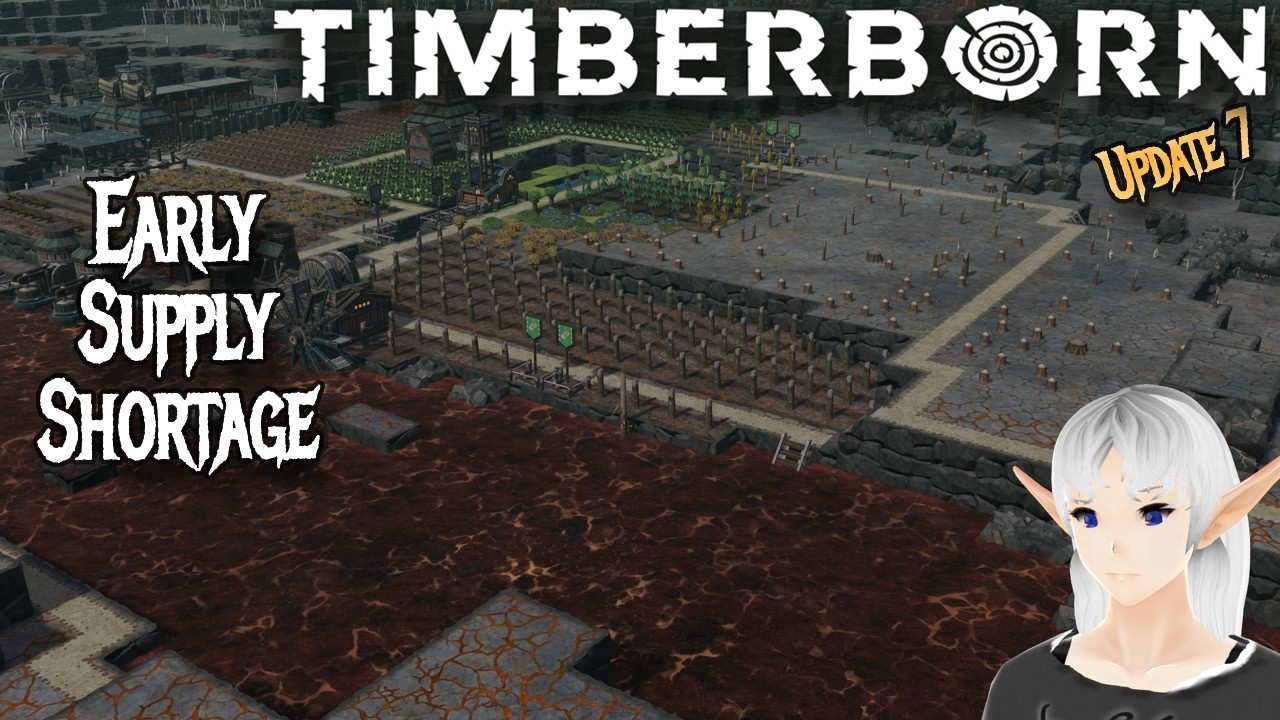 Early supply shortages - Timberborn Update 7 Hard mode [E2]