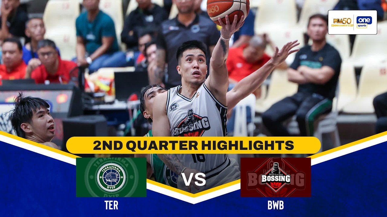 TERRAFIRMA vs BLACKWATER | 2ND QUARTER HIGHLIGHTS | PBA SEASON 50 COMMISSIONER&rsquo;S CUP